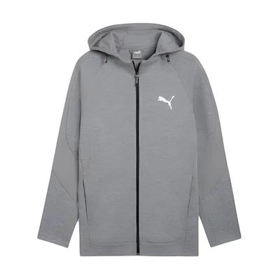 Puma EVOSTRIPE Full-Zip Hoodie Gray - Moisture-Wicking & Breathable 681700-03