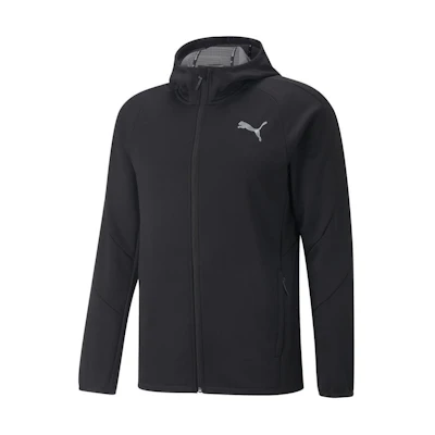 Puma Evostripe Full-Zip Hoodie Jacket Casual Sportswear Black 849919-01