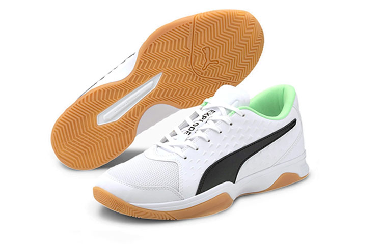 Lookbook Puma Explode 2 Bianco/Nero/Verde Scarpe da Ginnastica Indoor 106216-02