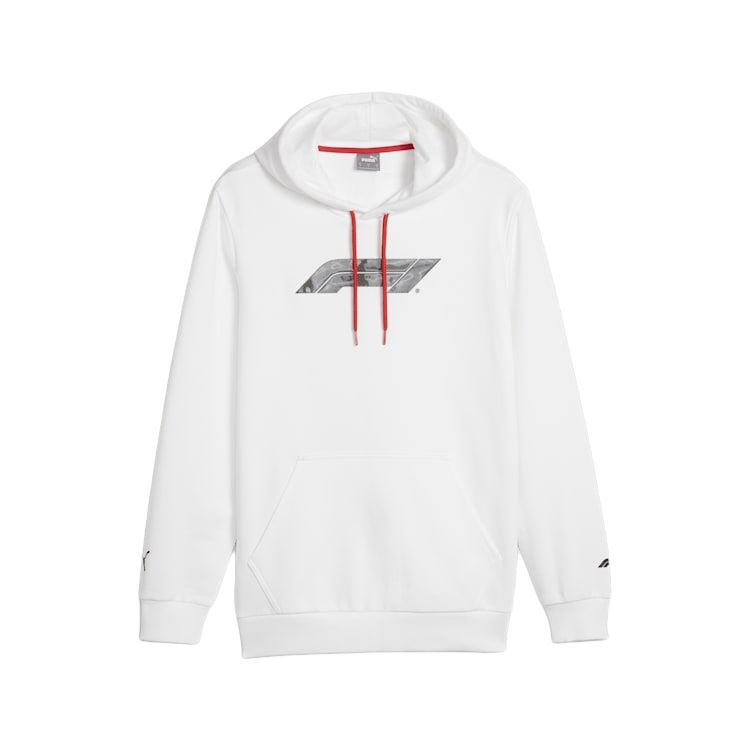 Puma F1® White Graphic Hoodie Long Sleeve Sweatshirt 625693-02
