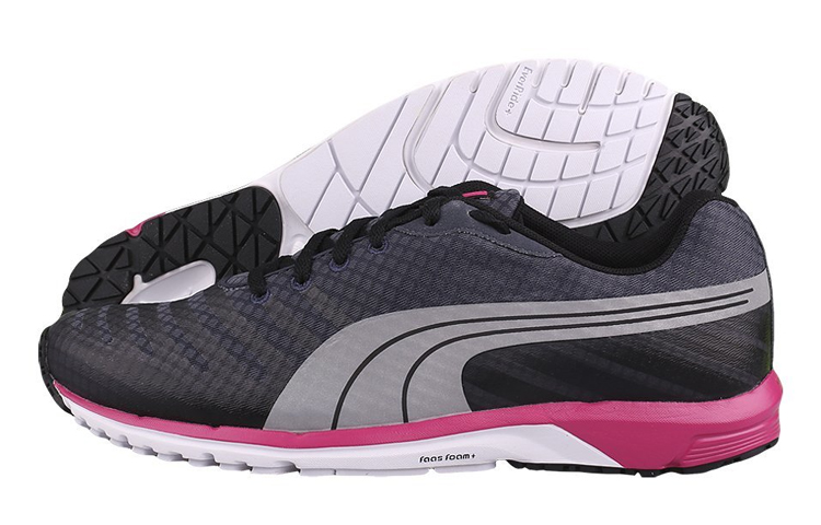 Shop Puma Faas 300 V3 輕便跑步鞋 灰黑粉