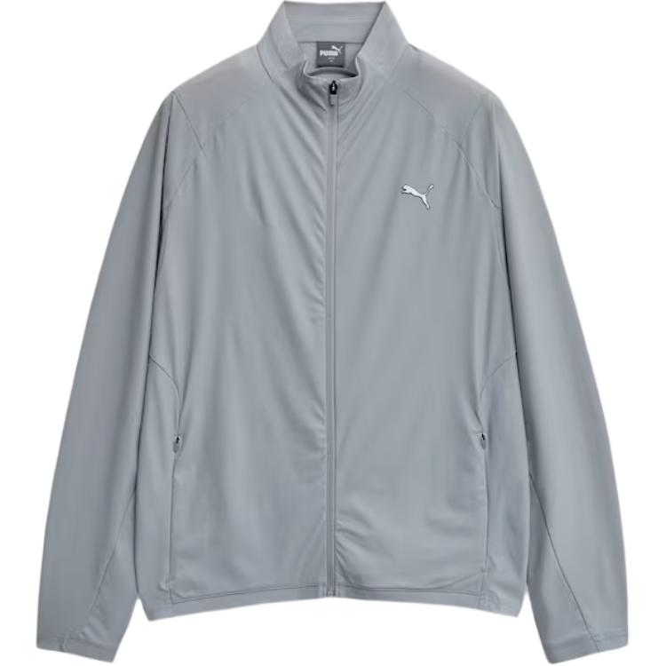 Puma Fashion Soft Solid Color Jacket Mist Gray 940472-02