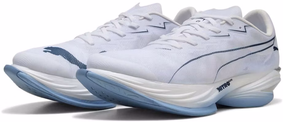 Puma Fast-R Nitro Elite 3 ''Blanco Azul Chambray'' 312060-14 Sizing Puma Fast-R Nitro Elite 3 ''Blanco Azul Chambray'' 312060-14