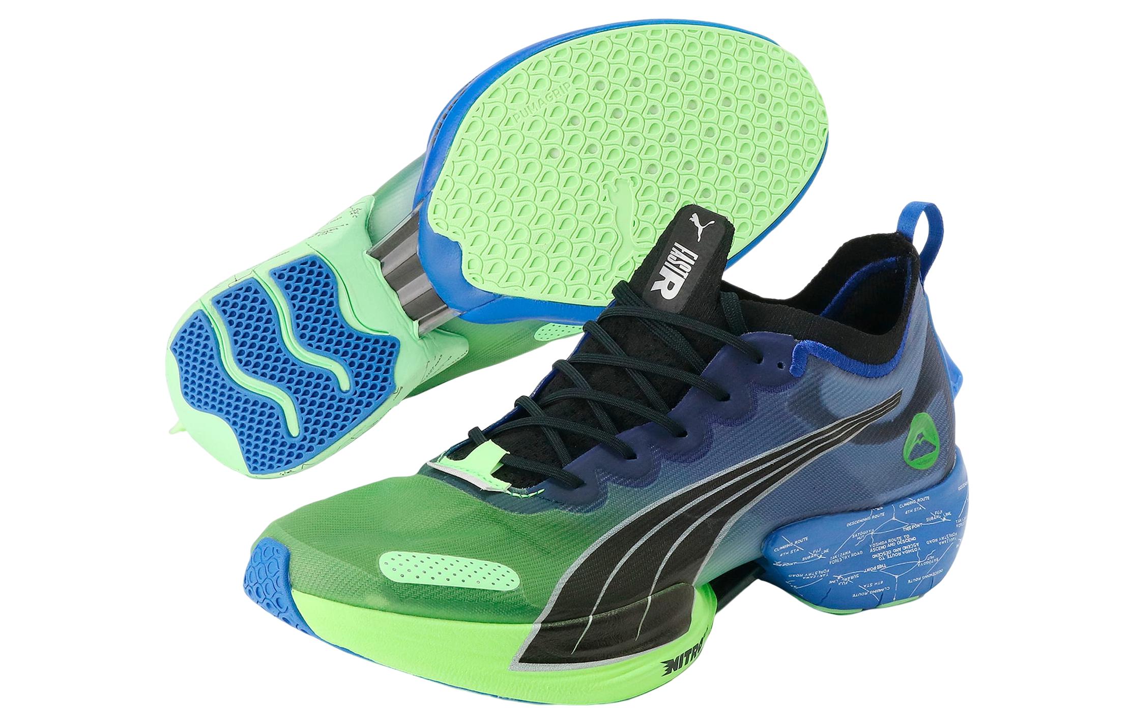Purchase PUMA FAST-R Nitro Elite Ekiden 防滑耐磨透氣 低幫 跑步鞋 男款 藍綠色