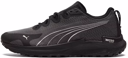 Puma Fast-Trac Nitro 'Black Metallic Silver' 377044-01 Puma Fast-Trac Nitro 'Black Metallic Silver' 377044-01