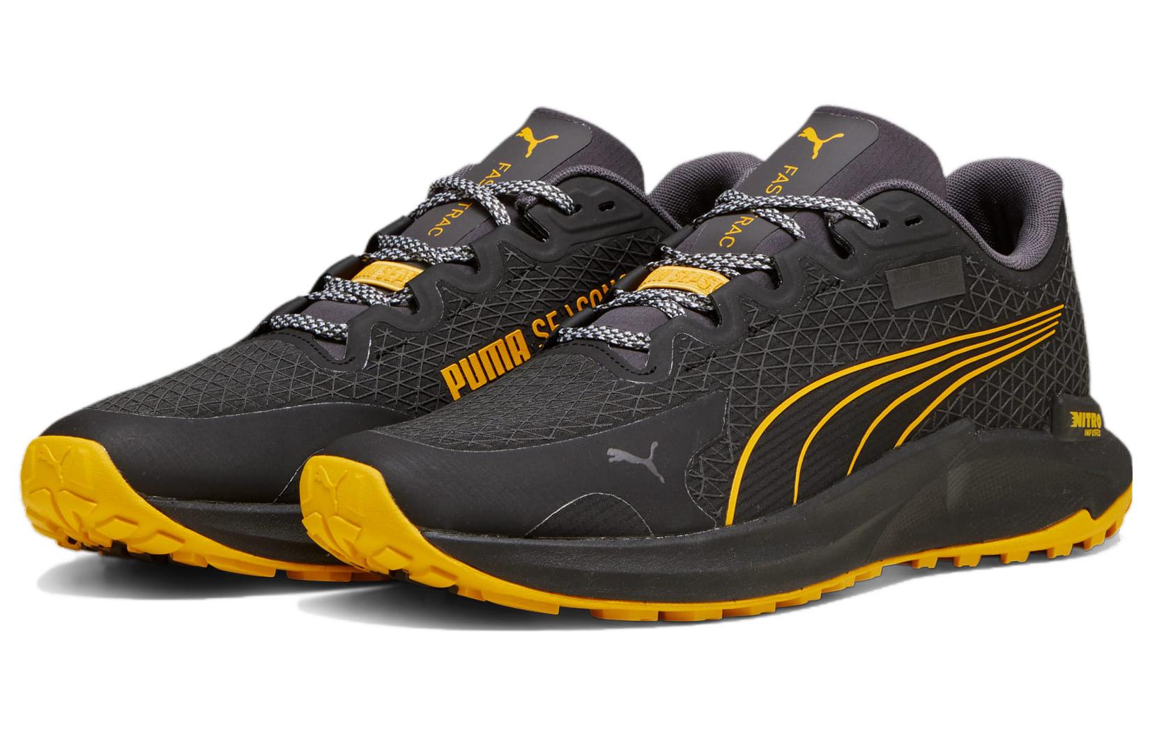 Lookbook Puma Fast-Trac Nitro GORE-TEX 'Seasons - Hitam Kuning Sizzle' 377062-05