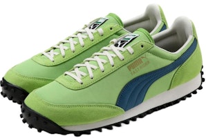 彪馬 Fast Rider 防滑耐磨 低筒 運動休閒鞋 男女同款 藍綠 Lookbook 彪馬 Fast Rider 防滑耐磨 低筒 運動休閒鞋 男女同款 藍綠