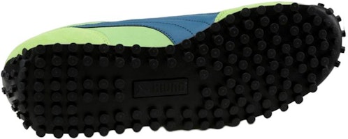 彪馬 Fast Rider 防滑耐磨 低筒 運動休閒鞋 男女同款 藍綠 Shop 彪馬 Fast Rider 防滑耐磨 低筒 運動休閒鞋 男女同款 藍綠