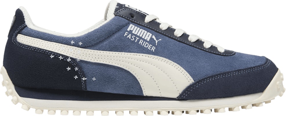 PUMA Fast Rider 防滑耐磨 低帮 生活休閒鞋 男女同款 白藍 Buy PUMA Fast Rider 防滑耐磨 低帮 生活休閒鞋 男女同款 白藍