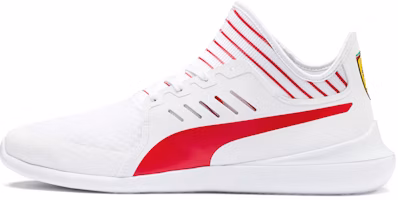 Puma Ferrari Evo Cat Mace Low Top Running Shoes White/Red 306228-04 Puma Ferrari Evo Cat Mace Low Top Running Shoes White/Red 306228-04