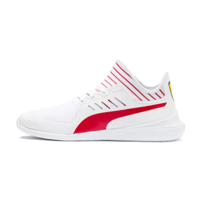 Puma Ferrari Evo Cat Mace Low Top Running Shoes White/Red