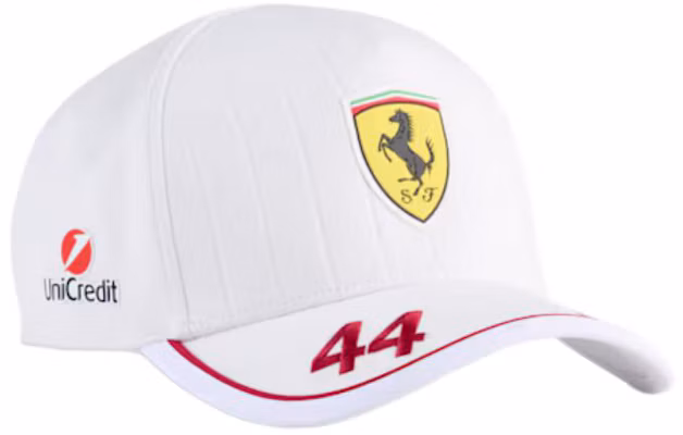 PUMA 法拉利F1劉易斯·漢米爾頓#44白色帽 - 中性時尚設計. 026275-02 Buy PUMA 法拉利F1劉易斯·漢米爾頓#44白色帽 - 中性時尚設計. 026275-02