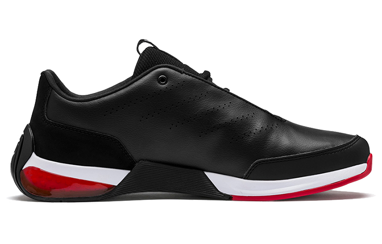 Order Puma Ferrari Kart Cat X Lage Hardloopschoenen Zwart/Rood/Wit 306458-01