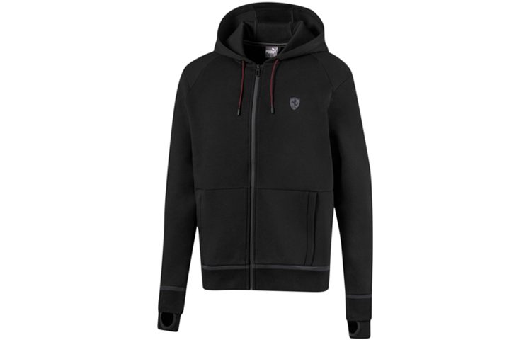 Puma Ferrari Racing Series Black Hoodie Jacket 596119-01