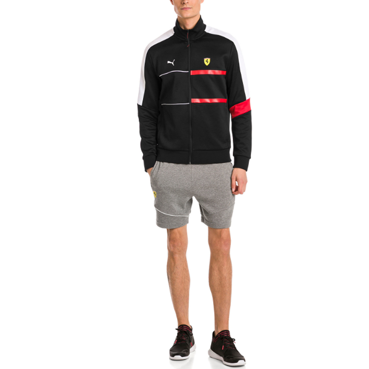 Shop Puma 法拉利賽車系列黑色復古運動外套 577822-02