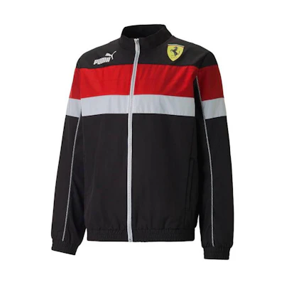 Puma Ferrari Racing Series Red Retro Track Jacket with Stand Collar 538157-01