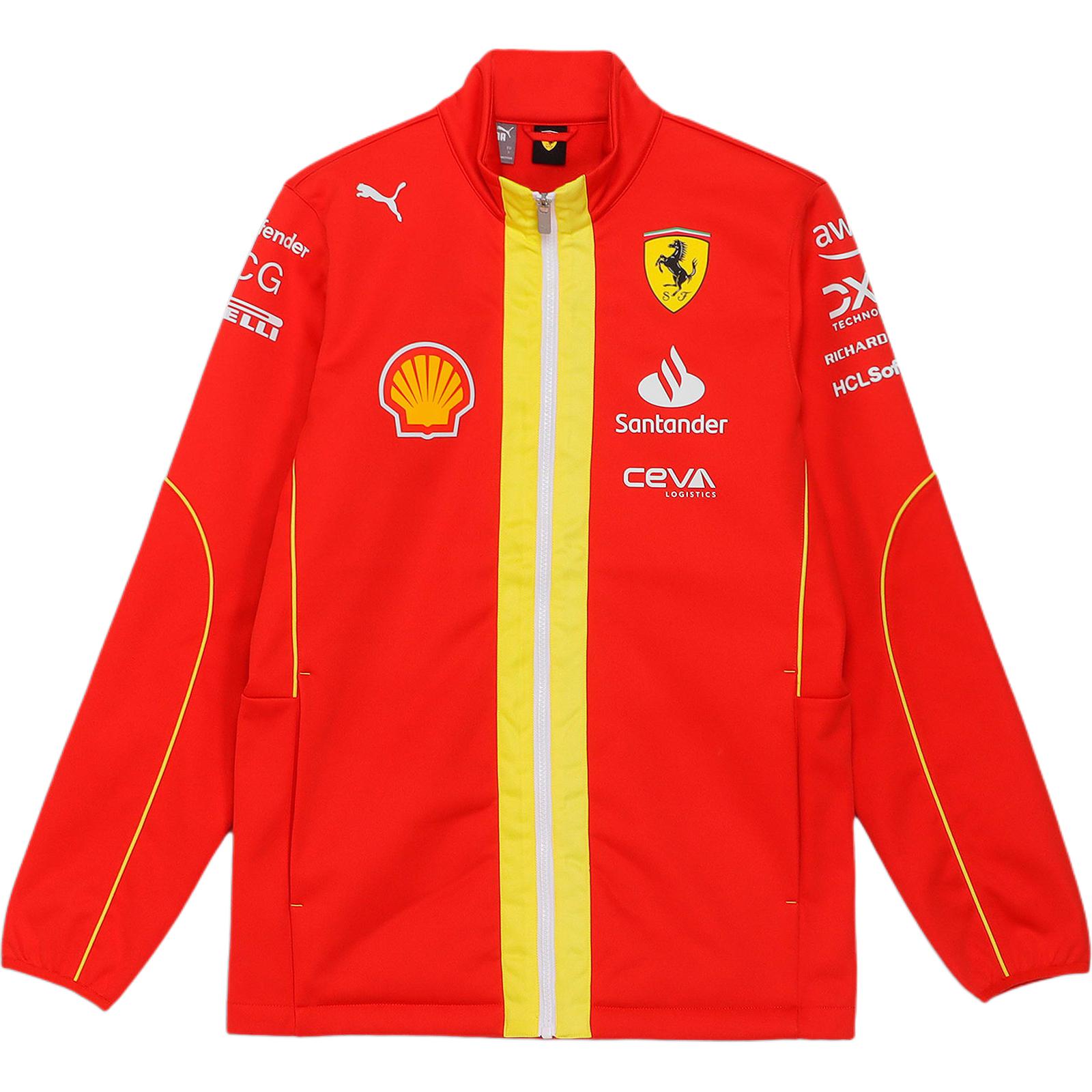 Puma Ferrari Replica Team Red Waterproof Breathable Running Jacket for Men 763866-01