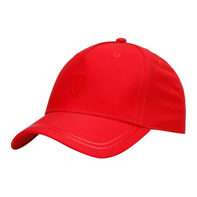 PUMA Ferrari Team Logo Red Cap Unisex Polyester Baseball Hat 024454-02