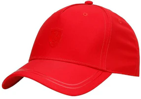 PUMA Ferrari Team Logo Red Cap Unisex Polyester Baseball Hat 024454-02 PUMA Ferrari Team Logo Red Cap Unisex Polyester Baseball Hat 024454-02