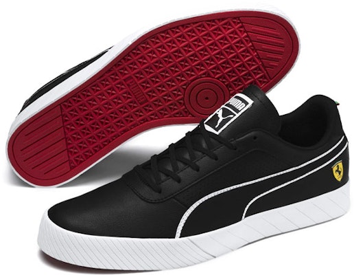 Ferrari x Puma Ferrari SF Vulc Track 法拉利共同設計 耐磨防滑賽車板鞋 黑 Lookbook Ferrari x Puma Ferrari SF Vulc Track 法拉利共同設計 耐磨防滑賽車板鞋 黑