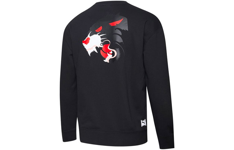 Puma Fierce Back Print Crewneck Sweatshirt Black Casual Wear 579096-01