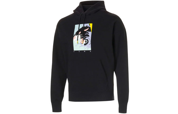 Puma Fierce Pullover Hoodie Printed Black 579093-01