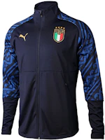 Puma FIGC Italy Away Stadium Retro Track Jacket Football Training Top 757232-04 Puma FIGC Italy Away Stadium Retro Track Jacket Football Training Top 757232-04