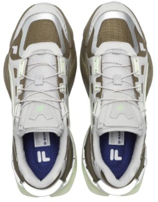 彪马 FILA TI-22 低帮 '绿灰' T12M411101FCV Lookbook 彪马 FILA TI-22 低帮 '绿灰' T12M411101FCV