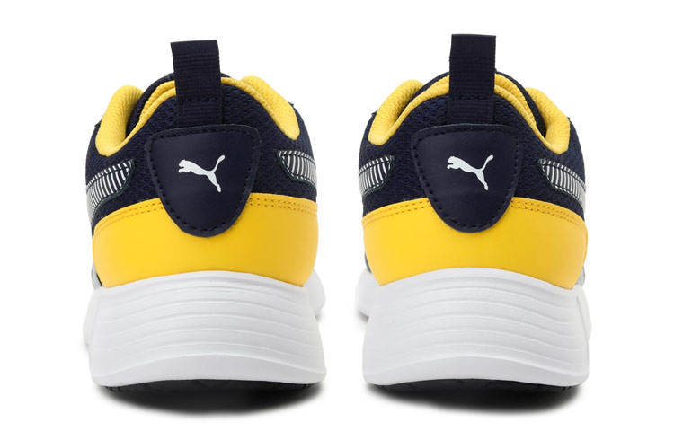 Lookbook Puma Fire Run IDC ''Bleu Foncé Jaune'' 380614-01