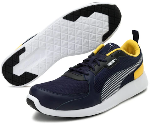 Puma Fire Run IDC ''Bleu Foncé Jaune'' 380614-01 Shop Puma Fire Run IDC ''Bleu Foncé Jaune'' 380614-01