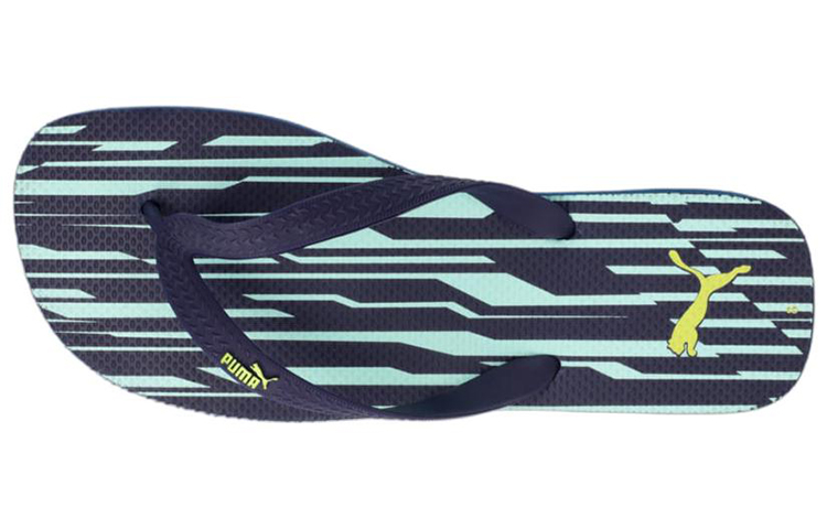 Lookbook Puma First Flip 運動拖鞋 藍色