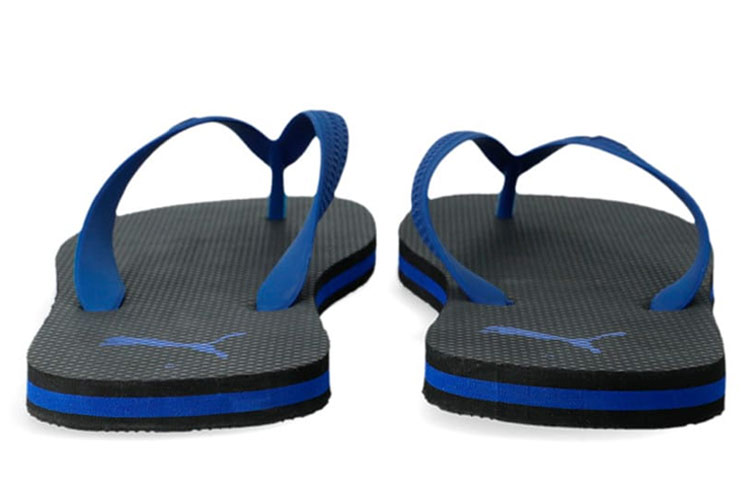 Shop 푸마 퍼스트 플립 II 블랙/블루 (Puma First Flip II Black/Blue - shorter, uses "/") 371336-02