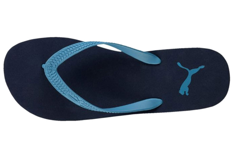 Shop Puma First Flip 涼鞋 深藍色