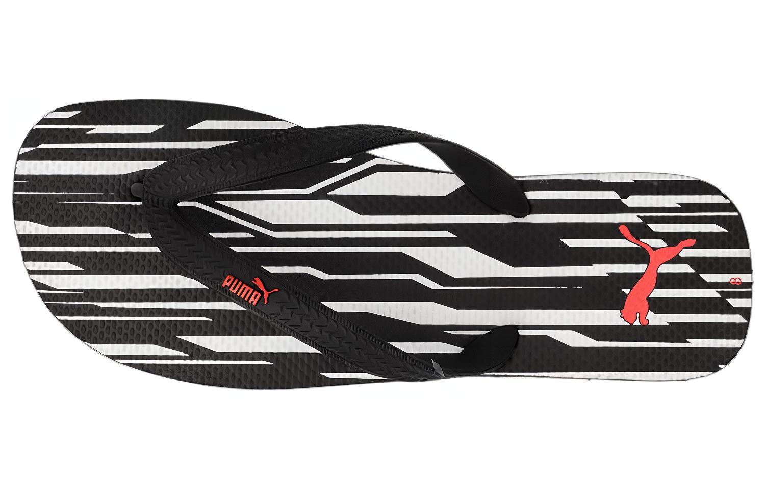 Lookbook 彪马First Flip Sport '黑色' 运动拖鞋 383268-03