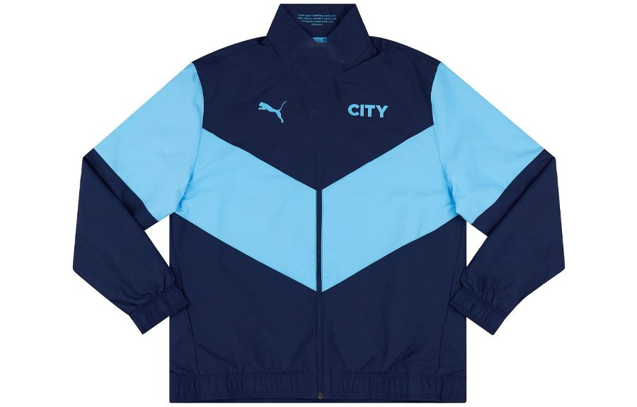 Puma First Mile Manchester City Logo Retro Track Jacket Blue Unisex 764507-07