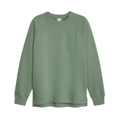 Puma FIT Unisex Green Crewneck Pullover Sweatshirt Casual Loose Fit 625219-44