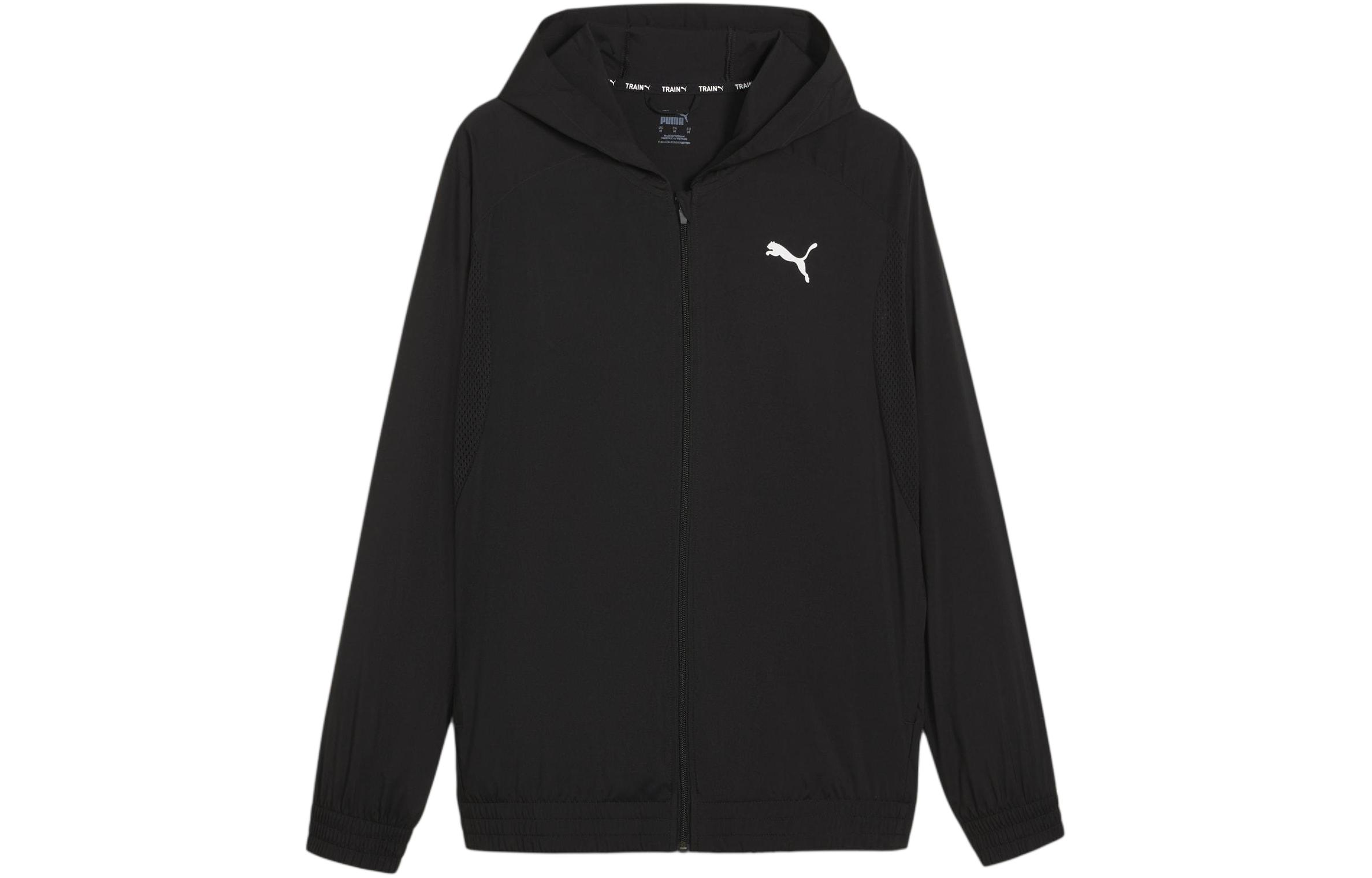 Puma FIT Woven Full-Zip Training Jacket Black 524920-01