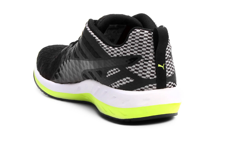 Shop Puma Flare Q2 Filt 'Negro Amarillo Patchwork' 188629-03