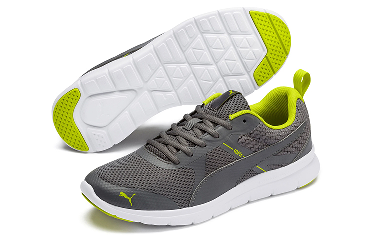 Shop Puma Flex Essential Gris/Amarillo 369989-03