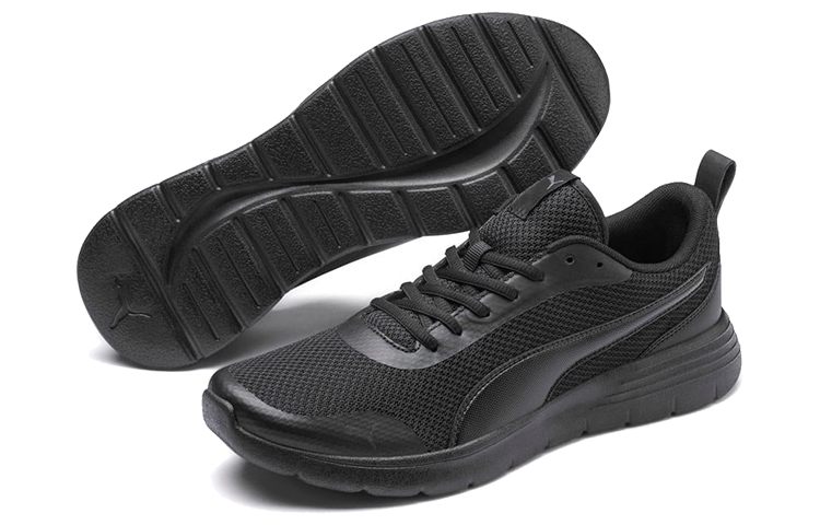 Purchase プーマ フレックス リニュー 黒 ローカット (Puma Furekkusu Rinyū Kuro Rōkatto) 371120-05