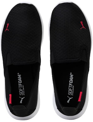 Puma Flex Renew Slip On 'Black Red' 371951-03 Shop Puma Flex Renew Slip On 'Black Red' 371951-03