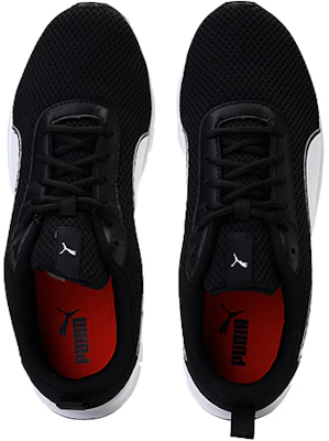 PUMA Flexracer 低幫 跑步鞋 男款 黑白 Lookbook PUMA Flexracer 低幫 跑步鞋 男款 黑白
