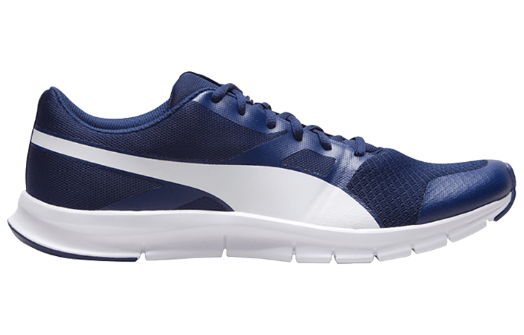 Order Puma Flexracer Biru Gelap 'Putih' 360580-31