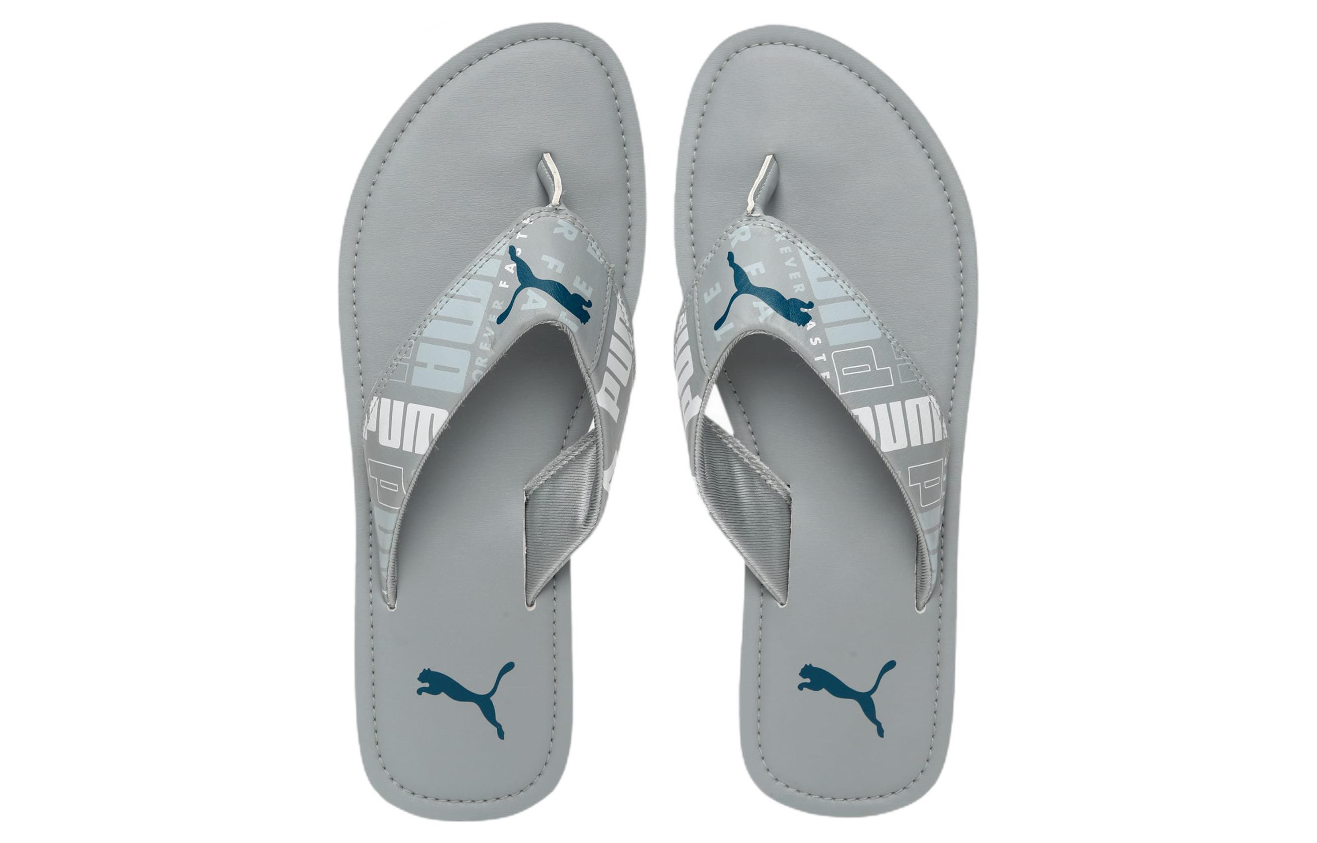 Lookbook Tongs Puma ''Gris'' 388888-02