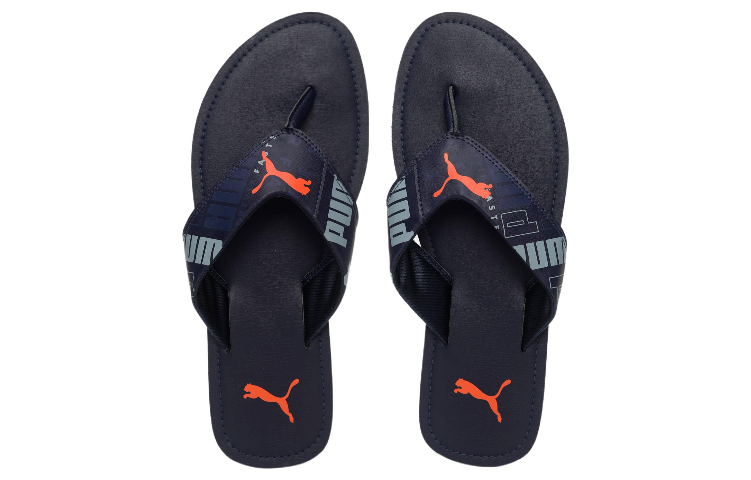 Lookbook 彪馬夾腳拖鞋 灰藍色