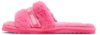 (W) Puma Fluff Slide 'Merah Jambu Fluo' 384937-03
