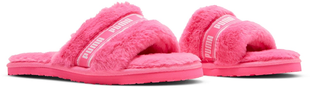 (W) Puma Fluff Slide 'Merah Jambu Fluo' 384937-03 Cheap (W) Puma Fluff Slide 'Merah Jambu Fluo' 384937-03
