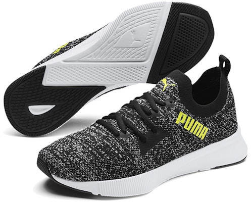 PUMA Flyer Engineer 低筒 跑步鞋 男款 黑白黃 Lookbook PUMA Flyer Engineer 低筒 跑步鞋 男款 黑白黃