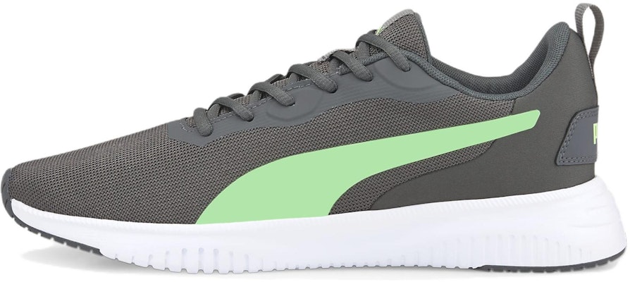 Puma Flyer Flex Low Tops Gray Green White 195201-19 Buy Puma Flyer Flex Low Tops Gray Green White 195201-19