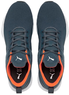 Puma Flyer Runner Low Tops Sukan Kelabu Biru 195060-52 Lookbook Puma Flyer Runner Low Tops Sukan Kelabu Biru 195060-52